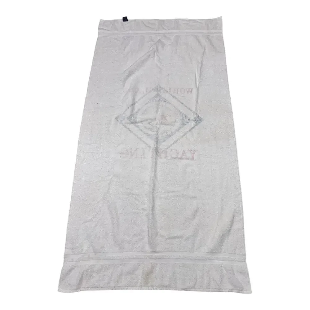 Ralph Lauren Vintage World Class Yachting Oversized Beach Towel FLAW 34 x 66